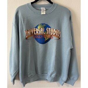 Vintage Universal Studios Hollywood Sweatshirt USA Made Graphic Crewneck Size L